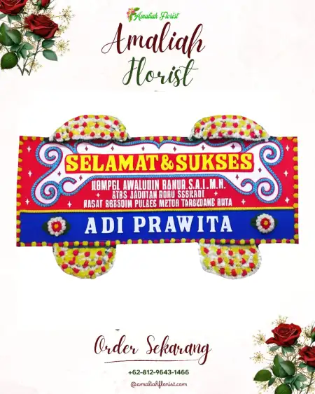 Papan Bunga Ucapan Selamat Nyalembeng