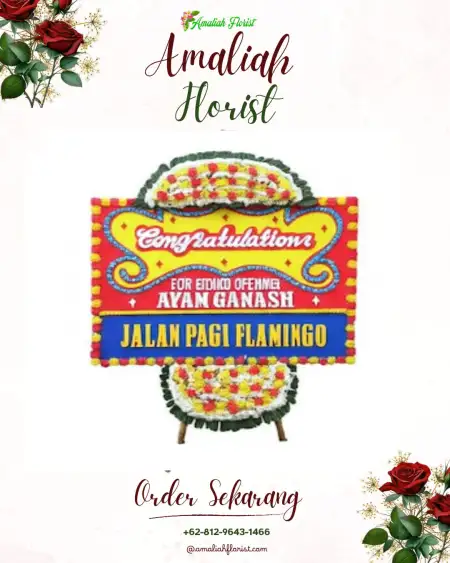 Sewa Papan Bunga Nyalembeng